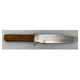 Vintage SABRE Brand Original Bowe Knife Made In Pakistan No. 631 With Sheath