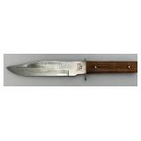 Vintage SABRE Brand Original Bowe Knife Made In Pakistan No. 631 With Sheath