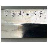 Vintage SABRE Brand Original Bowe Knife Made In Pakistan No. 631 With Sheath