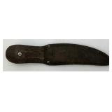 Vintage SABRE Brand Original Bowe Knife Made In Pakistan No. 631 With Sheath