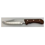 Precision Hollow Ground Hunting Knife Made In Japan With Sheath 5 3/4" Blade