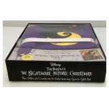 Nightmare Before Christmas Official Cookbook And Entertaining Guide Gift Set & Cleaning Sponges (Both New Old Stock)