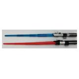 Two Vintage Collectible STAR WARS Lightsabers