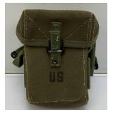 US Vietnam Era Double Magazine Pouch M1956 August 1960 Marked