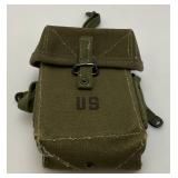 US Vietnam Era Double Magazine Pouch M1956 August 1960 Marked