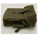 US Vietnam Era Double Magazine Pouch M1956 August 1960 Marked