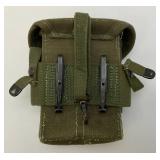 US Vietnam Era Double Magazine Pouch M1956 August 1960 Marked