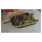New in Box John Deere Bubble Mower and Plastic Army Tank
