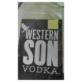 New Western Son Vodka Sign, 12" x 18"