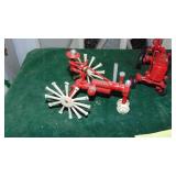 Farmall Tractor and Welded Art Tractor