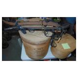 2-Wood Cheese Boxes and Horse Hames