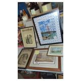 Assorted Pictures and Frames