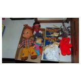 Stuffed Animals and Vintage Dolls