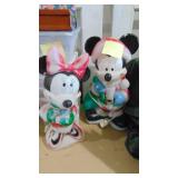 Mickey and Minnie Blow Molds, 17" Tall