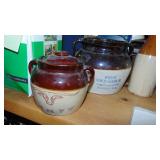 Vintage Bean Pots, Bottle and Jug