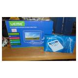 Weather Alert Radio and 10" Digital Portables Video Player
