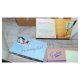 Pinking Shears, Sewing Kit, Singer Attachments