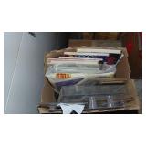 Sewing Books, Plastic Plates