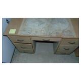 Sewing Table, 22" x 45" with Fold out Leaf Extension 25" x 45"