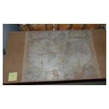 Sewing Table, 22" x 45" with Fold out Leaf Extension 25" x 45"