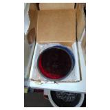 NIB Set of 2 Hubbell Outdoor Lights, Colored Lens and Set of 2 Duel Outdoor Lights