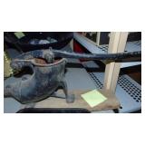 O Sauage Stuffer and Old Mountain Cast Iron Square Skillet