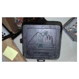 O Sauage Stuffer and Old Mountain Cast Iron Square Skillet