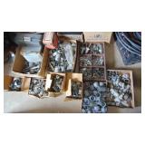 Very Large Lot of Large Sized Conduit Fittings and Straps
