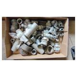 Very Large Lot of Large Sized Conduit Fittings and Straps