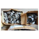 Very Large Lot of Large Sized Conduit Fittings and Straps