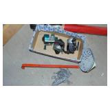 Fishing Reels, Eagle Claw Travel Rod, Boots and Misc