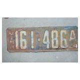 1924 Minnesota License Plate