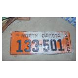 1950 North Dakota License Plate