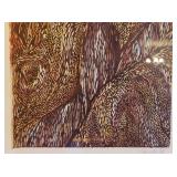 Pair of Framed Signed Linocut Artworks