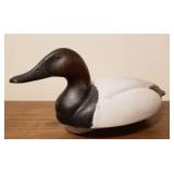 Handmade Carved Signed Wooden Duck Decoy - 16"