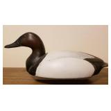 Handmade Carved Signed Wooden Duck Decoy - 16"