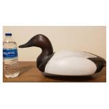 Handmade Carved Signed Wooden Duck Decoy - 16"