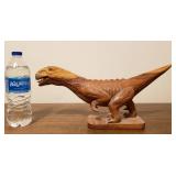Carved Wood Dinosaur #1 - 14"