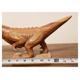 Carved Wood Dinosaur #1 - 14"