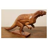 Carved Wood Dinosaur #2 - 15"