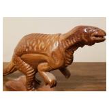 Carved Wood Dinosaur #2 - 15"