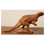 Carved Wood Dinosaur #2 - 15"