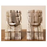 Pair of Vintage Onyx Bookends