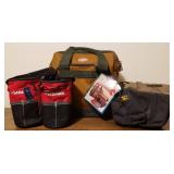 New Unused Canvas Tool Carriers - Bucket Boss, Husky & CLC