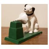 Cast Iron RCA Victor Coin Bank