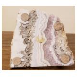 Pewter Unicorn Display on Polished Stone Base