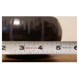 Vintage Native American Black on Black Pottery Bowl