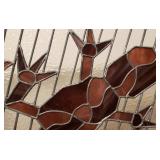 Stained Glass Window w/Lizard