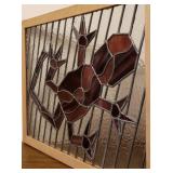Stained Glass Window w/Lizard