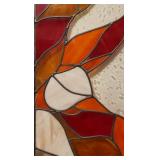 Stained Glass Window w/Abstract Design #1